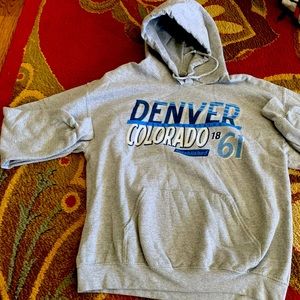 Denver Colorado 1861 Sweatshirt with hood. Women’s large.